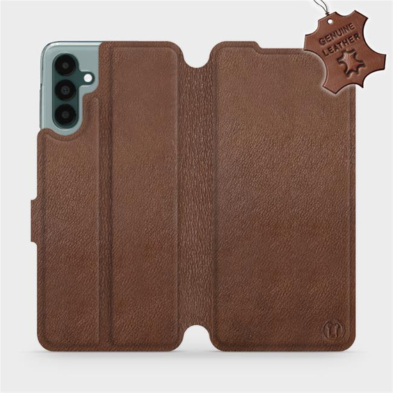 Hülle für Samsung Galaxy A04S - Farbe Brown Leather