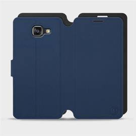 Hülle für Samsung Galaxy A5 2016 - Farbe Marine mit Schwarz
