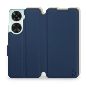 Hülle für Huawei Nova 12 SE - Farbe Marineblau mit Platin