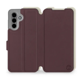 Hülle für Samsung Galaxy A26 5G - Farbe Burgund mit Platin