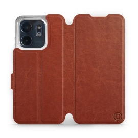 Hülle für Infinix Smart 9 - Farbe Brown&Orange