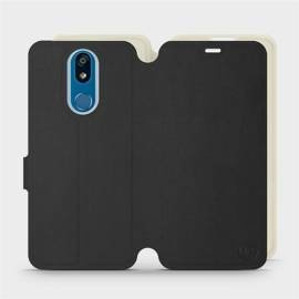 Hülle für LG K40 - Farbe Schwarz mit Platin