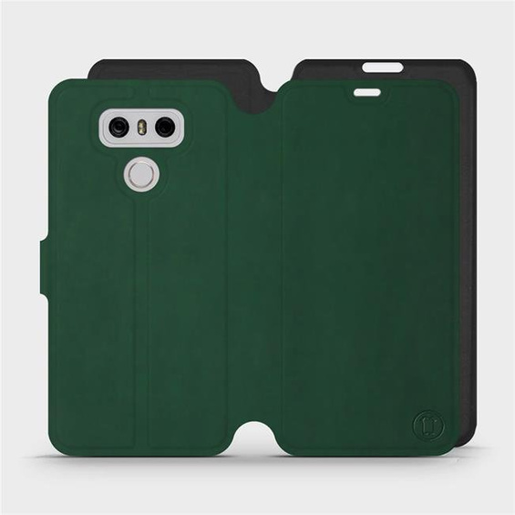Hülle für LG G6 - Farbe Grün mit Schwarz