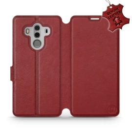 Hülle für Huawei Mate 10 Pro - Farbe Dark Red Leather
