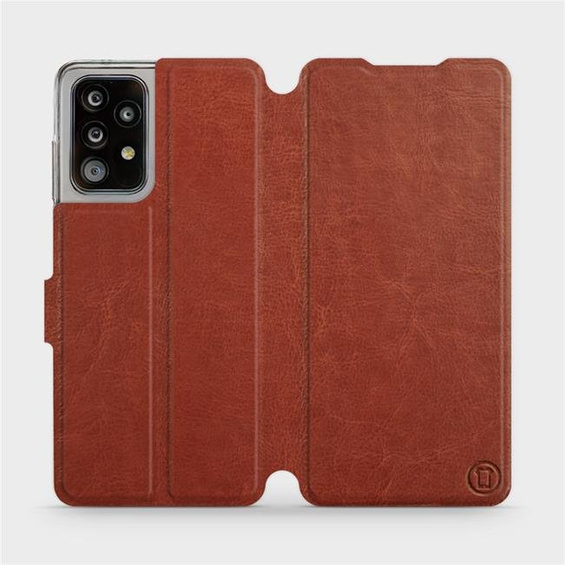 Hülle für Samsung Galaxy A52 - Farbe Brown&Orange