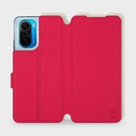 Hülle für Xiaomi POCO F3 - Farbe Rot mit Platin