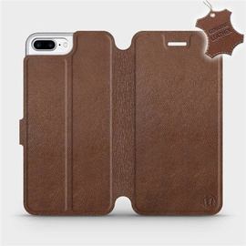 Hülle für Apple iPhone 8 Plus - Farbe Brown Leather