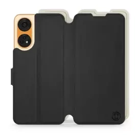 Hülle für OPPO Reno 8T 5G - Farbe Schwarz mit Platin