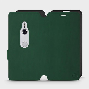 Hülle für Sony Xperia XZ3 - Farbe Grün mit Schwarz