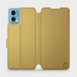 Hülle für Motorola Moto E22 - Farbe Gold&Gray