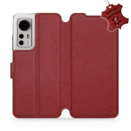 Hülle für Xiaomi 12 - Farbe Dark Red Leather