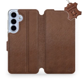 Hülle für Samsung Galaxy S25 FE 5G - Farbe Brown Leather