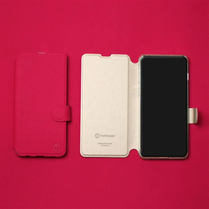 Hülle für Samsung Galaxy A54 - Farbe Rot mit Platin