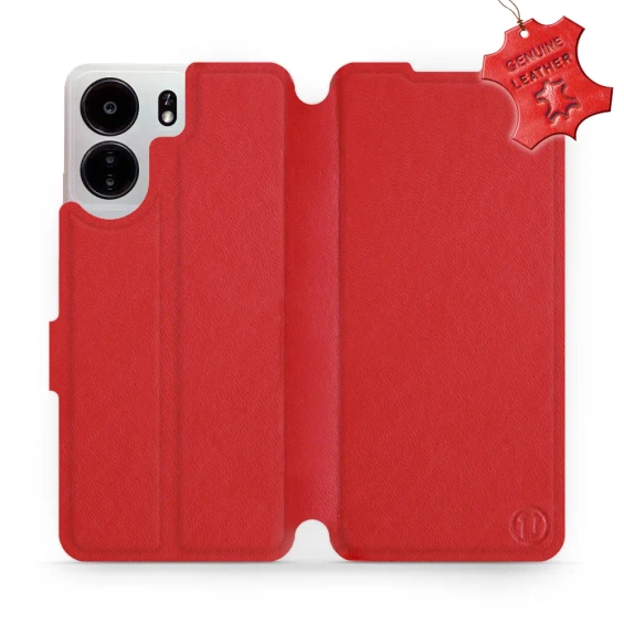 Hülle für Xiaomi POCO C65 - Farbe Red Leather