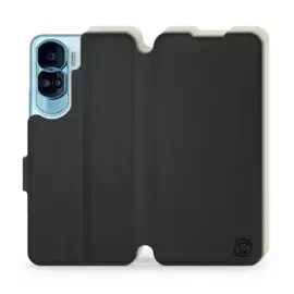 Hülle für Huawei Honor 90 Lite - Farbe Schwarz mit Platin