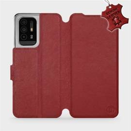 Hülle für OPPO Reno 5 Z - Farbe Dark Red Leather