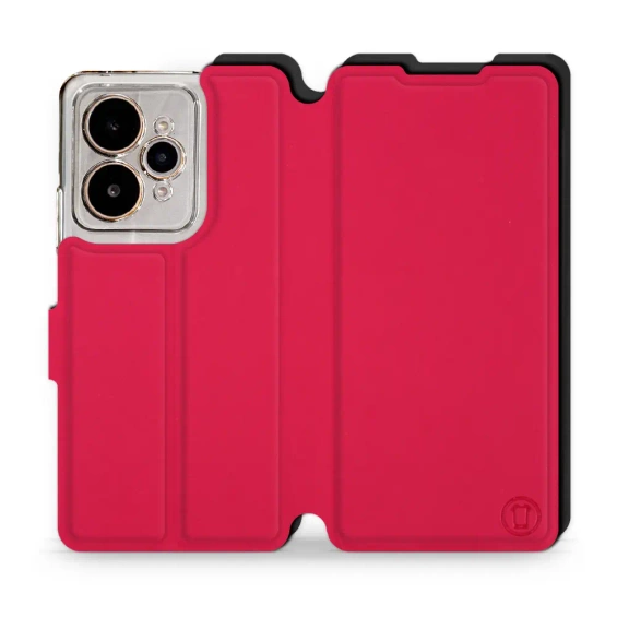 Hülle für Realme 15 5G - Farbe Rot mit Schwarz