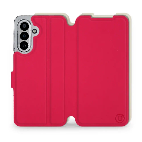 Hülle für Samsung Galaxy A17 5G - Farbe Rot mit Platin