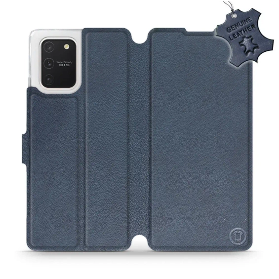 Hülle für Samsung Galaxy S10 Lite - Farbe Blue Leather