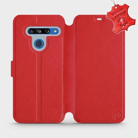 Hülle für LG G8s ThinQ - Farbe Red Leather