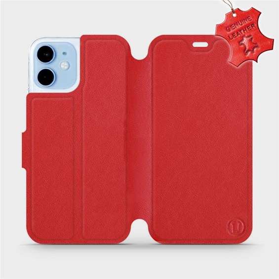 Hülle für Apple iPhone 12 mini - Farbe Red Leather