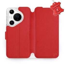 Hülle für Huawei Pura 70 Pro - Farbe Red Leather