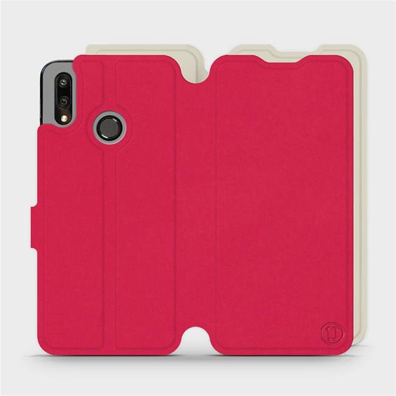 Hülle für Huawei P Smart 2019 - Farbe Rot mit Platin