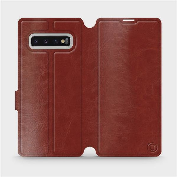 Hülle für Samsung Galaxy S10 Plus - Farbe Brown&Gray