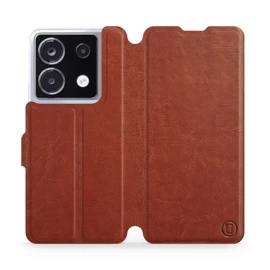 Hülle für Xiaomi POCO X6 - Farbe Brown&Orange