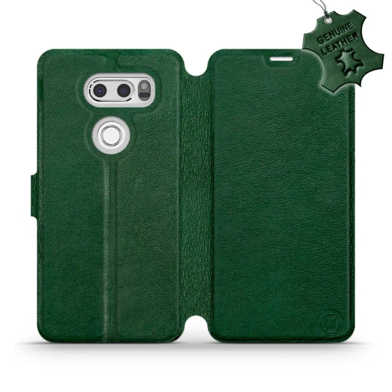 Hülle für LG V30 - Farbe Green Leather