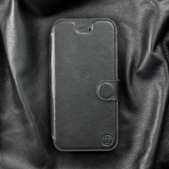 Hülle für Samsung Galaxy S8 Plus - Farbe Black Leather