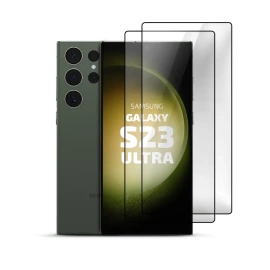 2er Set Panzerglas Clear für Samsung Galaxy S23 Ultra