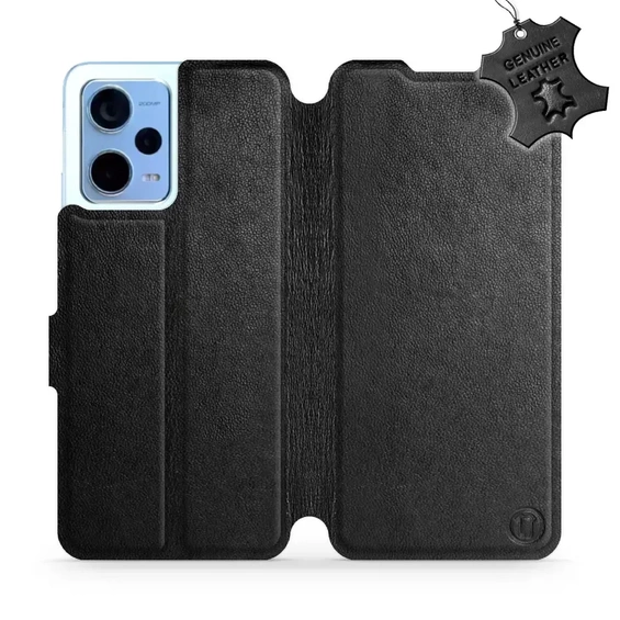 Hülle für Xiaomi Redmi Note 12 5G - Farbe Black Leather