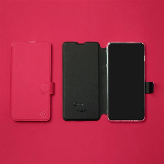 Hülle für Motorola Edge 20 Lite - Farbe Rot mit Schwarz