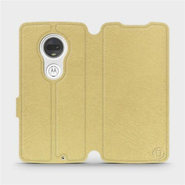 Hülle für Motorola Moto G7 - Farbe Gold&Gray