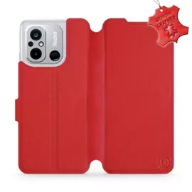 Hülle für Xiaomi Redmi 12C - Farbe Red Leather