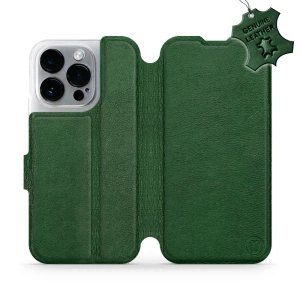 Hülle für Apple iPhone 14 Pro - Farbe Green Leather