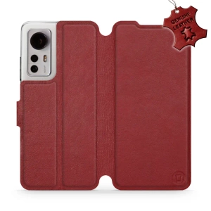 Hülle für Xiaomi 12 - Farbe Dark Red Leather
