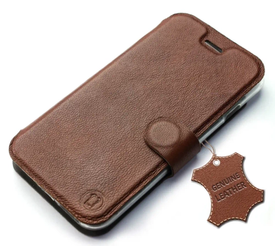 Hülle für Samsung Galaxy A40 - Farbe Brown Leather