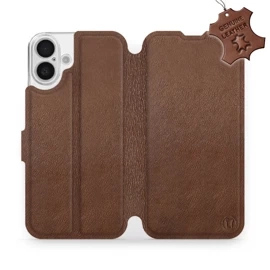 Hülle für Apple iPhone 16 Plus - Farbe Brown Leather