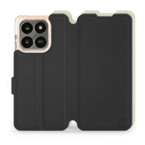 Hülle für Huawei Honor 400 Smart - Farbe Schwarz mit Platin