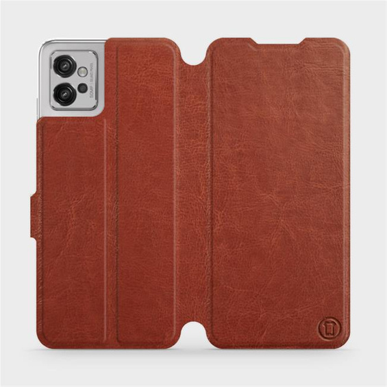 Hülle für Motorola Moto G32 - Farbe Brown&Orange