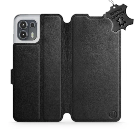 Hülle für Motorola Edge 20 Lite - Farbe Black Leather