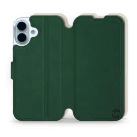 Hülle für Apple iPhone 17 - Farbe Grün mit Platin