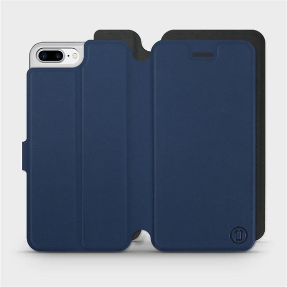Hülle für Apple iPhone 7 Plus - Farbe Marine mit Schwarz