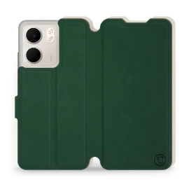 Hülle für OPPO A5x - Farbe Grün mit Platin