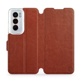 Hülle für OPPO Reno 12 5G - Farbe Brown&Orange