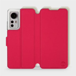 Hülle für Xiaomi 12 - Farbe Rot mit Platin
