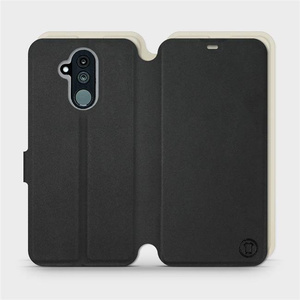 Hülle für Huawei Mate 20 Lite - Farbe Schwarz mit Platin