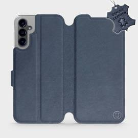 Hülle für Samsung Galaxy A14 4G - Farbe Blue Leather